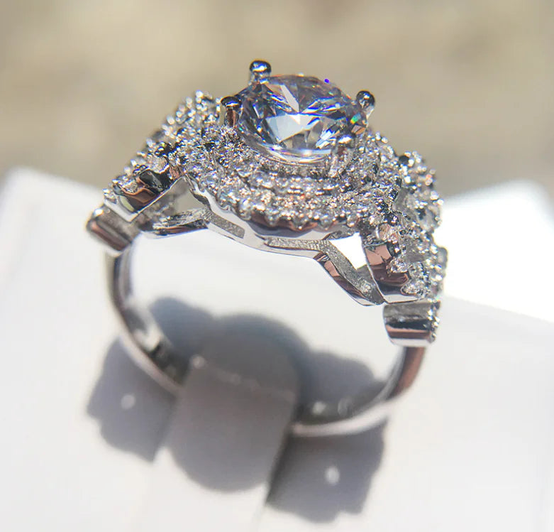 Celestial Sparkle Engagement Ring